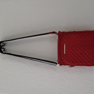 Steve Madden red cross body bag in faux leather